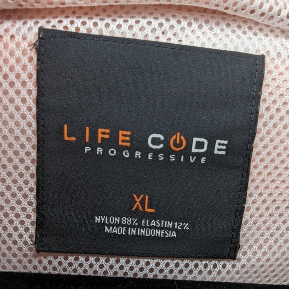 J03. PINK PULLOVER WINDBREAKER SIZE XL - Picture 5 of 5